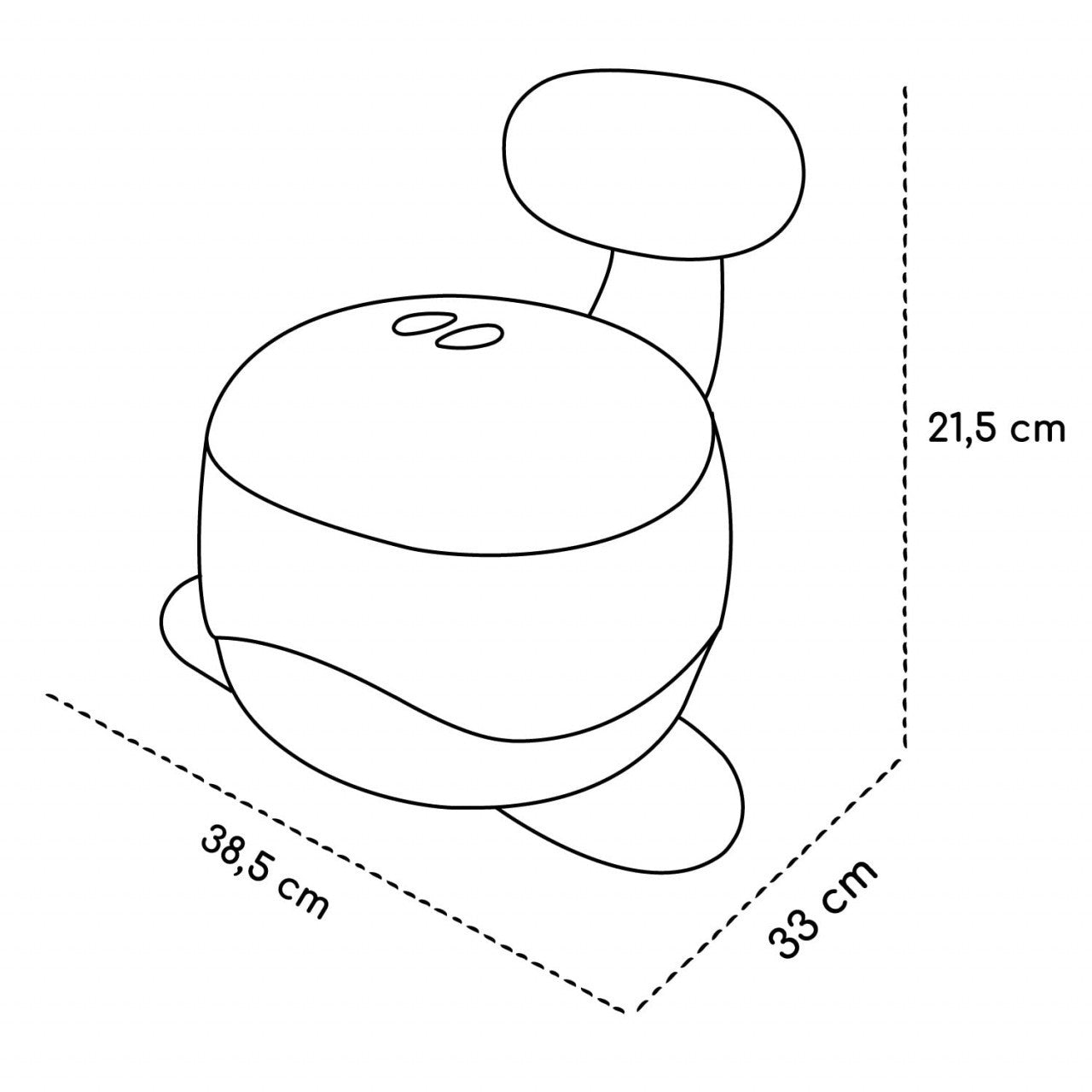 Olita pentru copii, Pottili, Skiddou, balenuta, cu capac, Liliac bloom, Lavanda